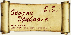 Stojan Đuković vizit kartica